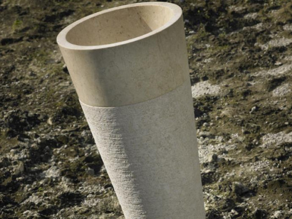 Umywalka kamienna nablatowa Bathco Java Beige 00322