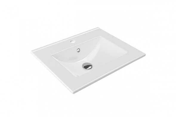 Umywalka meblowa Excellent As wpuszczana w blat 60x46 cm Biała CEEX.3617.600.WH