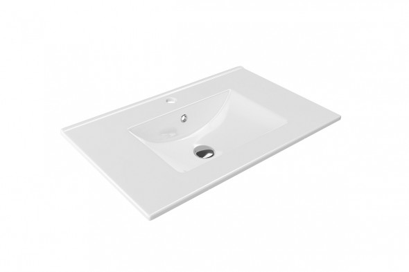 Umywalka meblowa Excellent As wpuszczana w blat 80x46 cm Biała CEEX.3617.800.WH