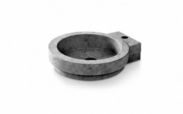 Umywalka nablatowa Bathco Icono Negro 00339 40cm 00339