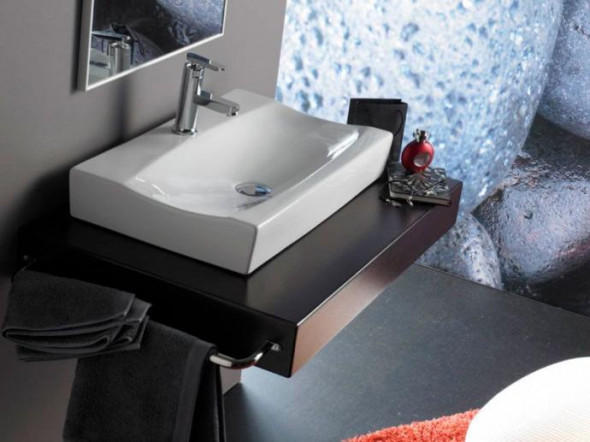 Umywalka nablatowa Bathco Sardinero 0041