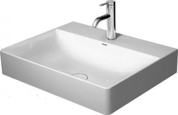 Umywalka nablatowa Duravit DuraSquare 600x470 mm bez przelewu 2353600071
