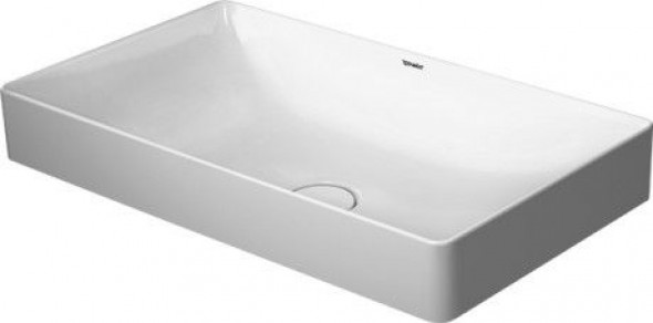 Umywalka nablatowa Duravit DuraSquare 60x34.5 cm prostokątna biała 2355600000
