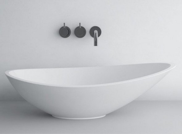 Umywalka Nablatowa Konglomerat Marmite Lea 564C 56x32cm LEA0001