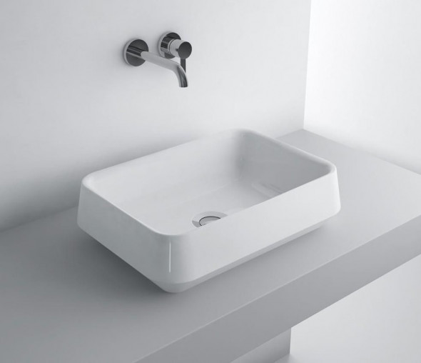 Umywalka nablatowa Marmite Mia 450C 45x32 cm połysk 600117050003 @