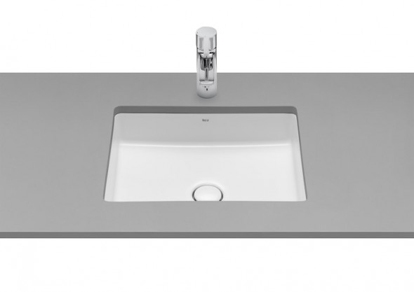 Umywalka podblatowa Roca Inspira 49.5x39 cm Square FINECERAMIC® A327536000