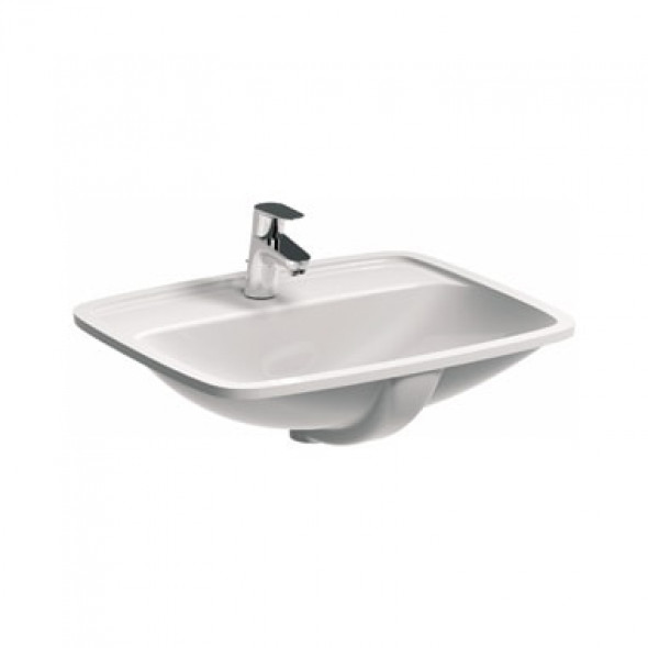 Umywalka podblatowa z półką Koło Nova Pro z otworem z przelewem 55cm M31858