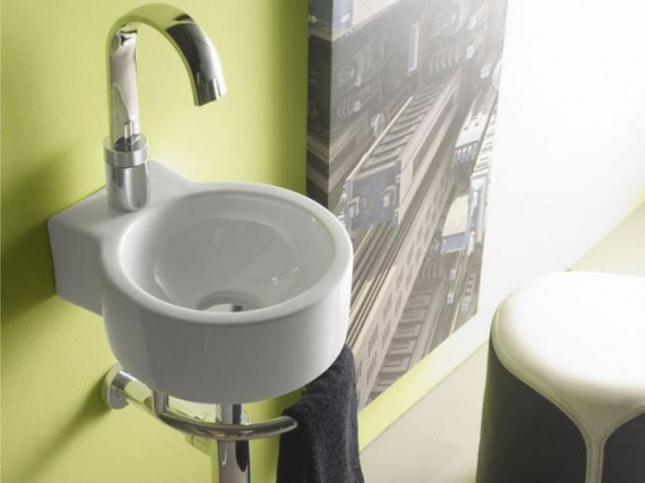 Umywalka podwieszana Bathco Sherry z relingiem 4905