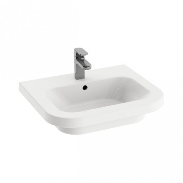 Umywalka podwieszana Ravak Chrome 550 ceramiczna biała XJG01155000