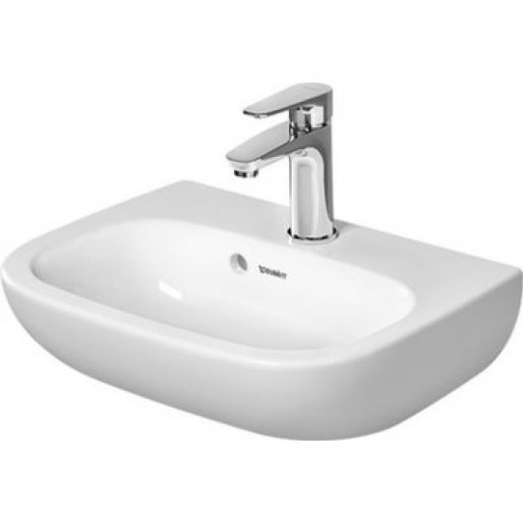Umywalka ścienna Duravit D-code 45x34cm z przelewem biała 07054500002