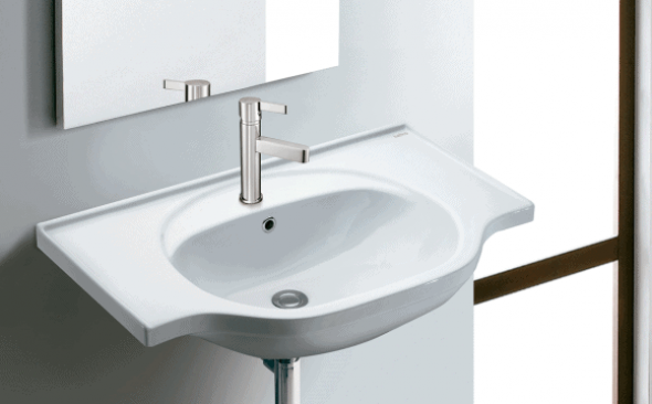 Umywalka wisząca Bathco Bucarest 80x50cm 4102