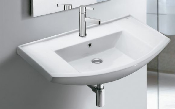 Umywalka wisząca Bathco Oslo 80x50cm 4096