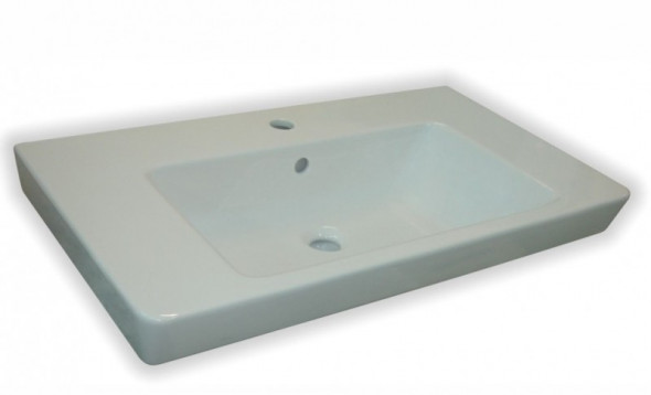 Umywalka wisząca / meblowa Roca Caserta 80x45 cm biały A3270J0000