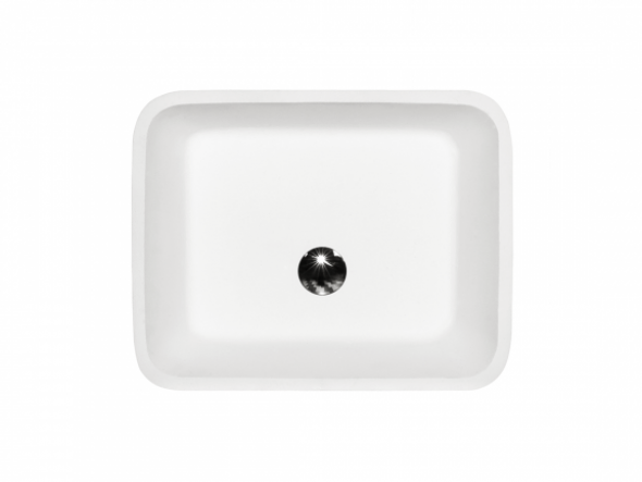 Umywalka wolnostojąca grafitowa Besco Assos Glam 40x50x85 cm grafitowy UMD-A-WOG