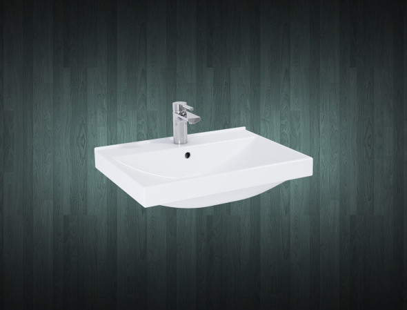 Umywalka wpuszczana w blat Elita MAXXI 60 Ceram Biała 60x46cm 145805