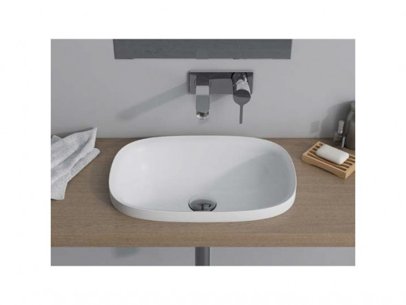 Umywalka wpuszczana w blat Marmite Noa 47x33 cm biały NOA0004