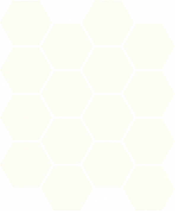 Uniwersalna Mozaika Prasowana Paradyż Bianco Hexagon 22x25,5cm M-P-220X255-1-UNIW.BIHE