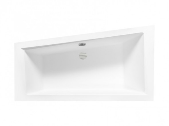 Wanna asymetryczna prawa Besco Intima 150x85 cm biały WAIT-150-NP