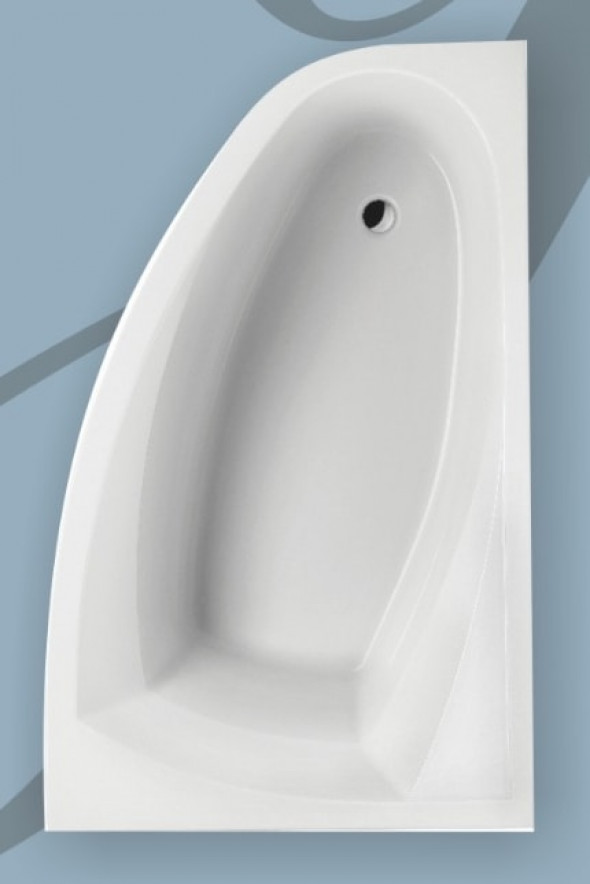 Wanna narożna asymetryczna Excellent Aquaria Comfort 160x100cm Prawa WAEXAQP16WH
