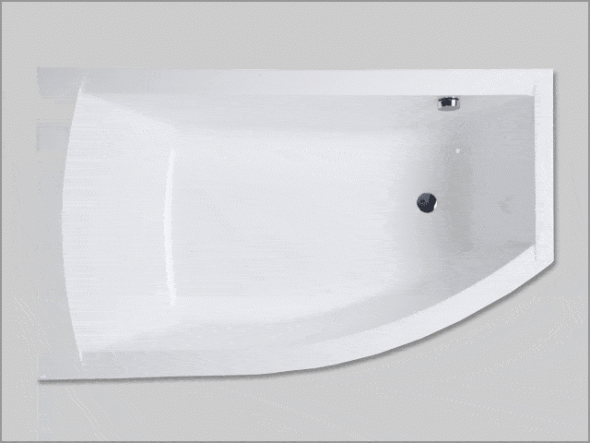 Wanna narożna asymetryczna Lewa Excellent Magnus 150x85cm WAEXMGL15WH