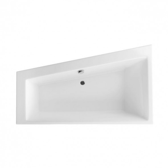 Wanna narożna asymetryczna lewa Excellent Sfera Slim 170x100,5 cm biały WAEX.SFL17WHS