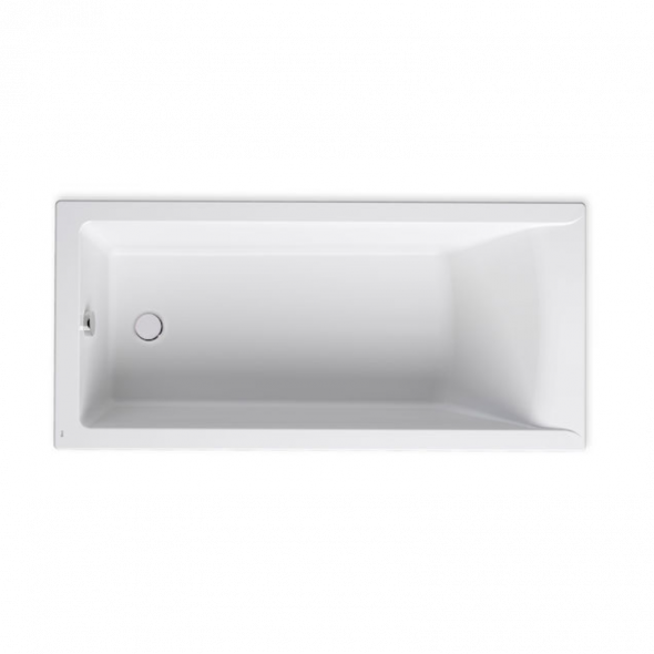 Wanna prostokątna akrylowa Slim Rim Roca Savai 160x75 cm biały A248588000