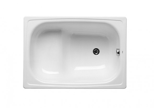 Wanna prostokątna stalowa Roca Contesa z siedziskiem 100x70cm A213100001