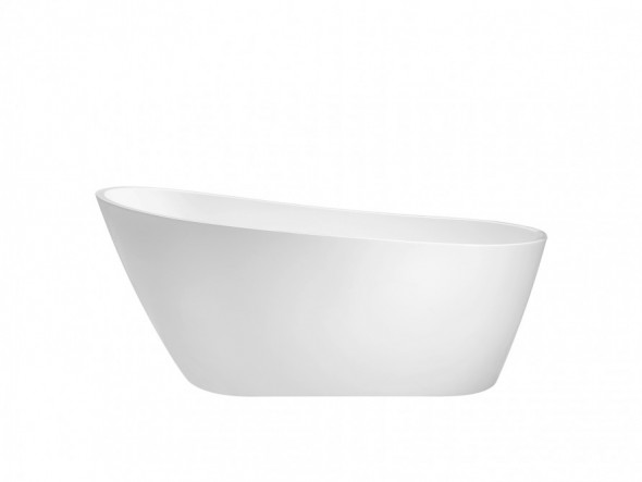 Wanna wolnostojąca Besco Evita 150x80 cm biały / maskownice białe WAS-150-MBI