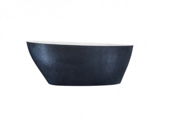 Wanna wolnostojąca grafitowa Besco Goya Glam 142x62 cm grafitowy WMD-140-GG