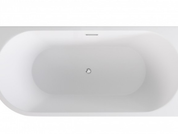 Wanna wolnostojąca przyścienna lewa Besco Zoya 150x75 cm biały WAS-150-ZL