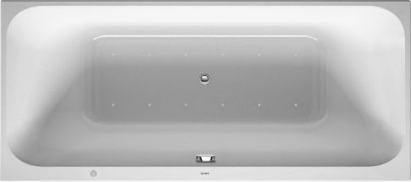 Wanna z hydromasażem do zabudowy Duravit Happy D.2 180x80 cm 760314000AS0000