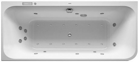 Wanna z hydromasażem narożna lewa Duravit Happy D.2 180x80 cm 760316000CE1000