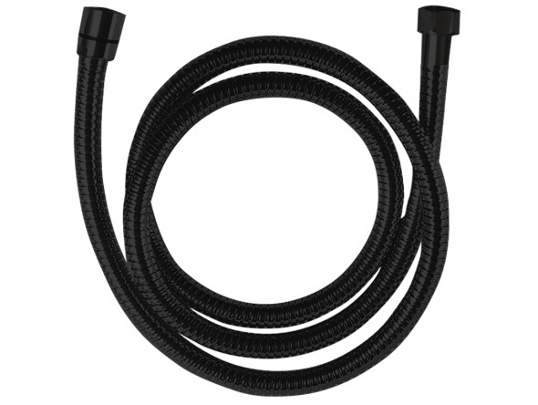 Wąż natryskowy rozciągliwy 1500-1800 mm Laveo Arno czarny CRA_74PD