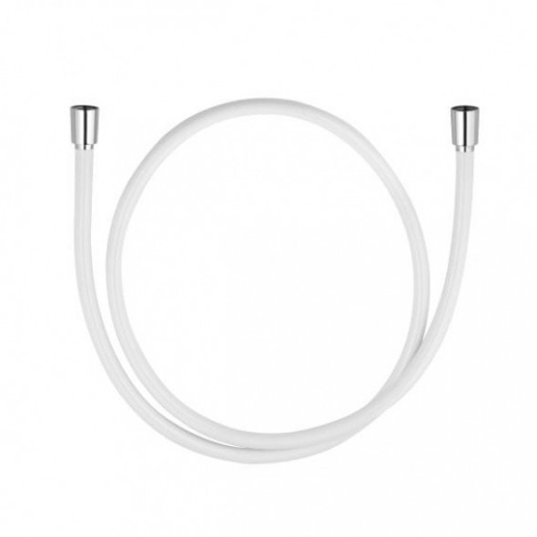 Wąż prysznicowy biały/chrom 1,25 m Kludi Suparaflex Silver 610719100