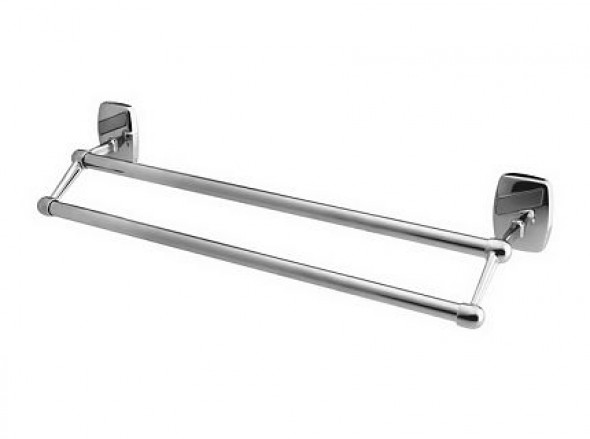 Wieszak kąpielowy podwójny 610mm Bisk Oregon 79715