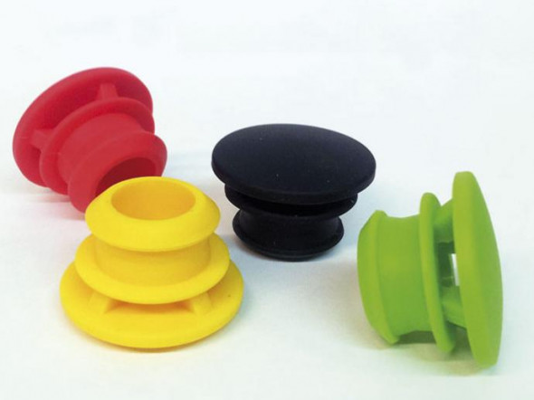 Zatyczka silikonowa do przelewu Bathco żółta 0224