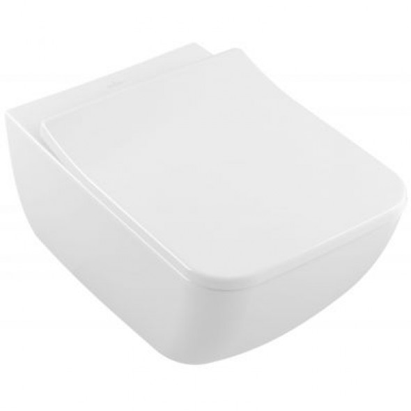 Zestaw Combi-pack Villeroy&amp;amp;Boch Venticello Miska Wc + deska wolnoopadająca Weiss Alpin 4611RS01