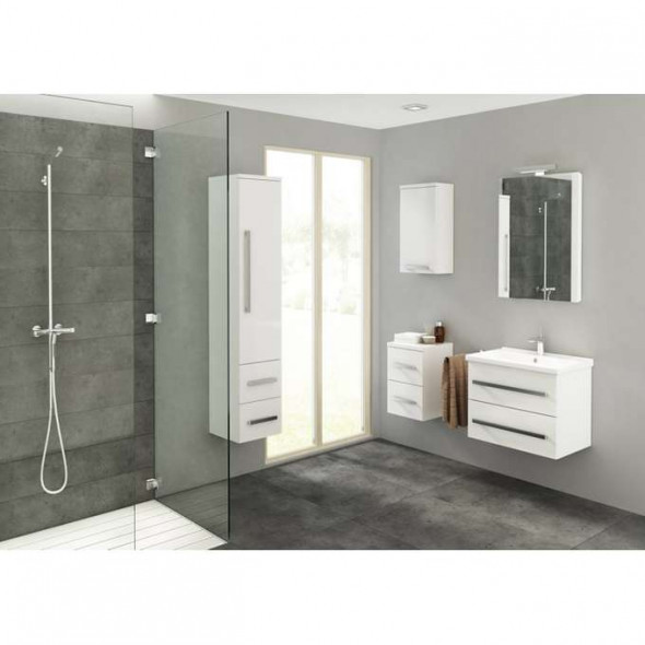 Zestaw meblowy Defra Granada + umywalka Defra Plan 80 cm biały 167-D-08006+1724