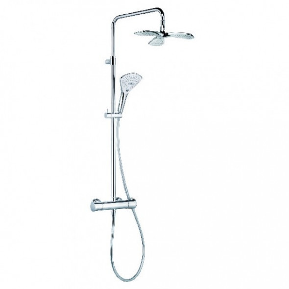 Zestaw natryskowy Kludi FIZZ DUAL SHOWER SYSTEM z termostatem z rączką FIZZ 670960500