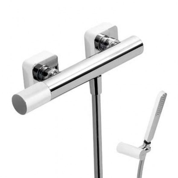 Zestaw natryskowy Tres Loft colors biały 20016701BL