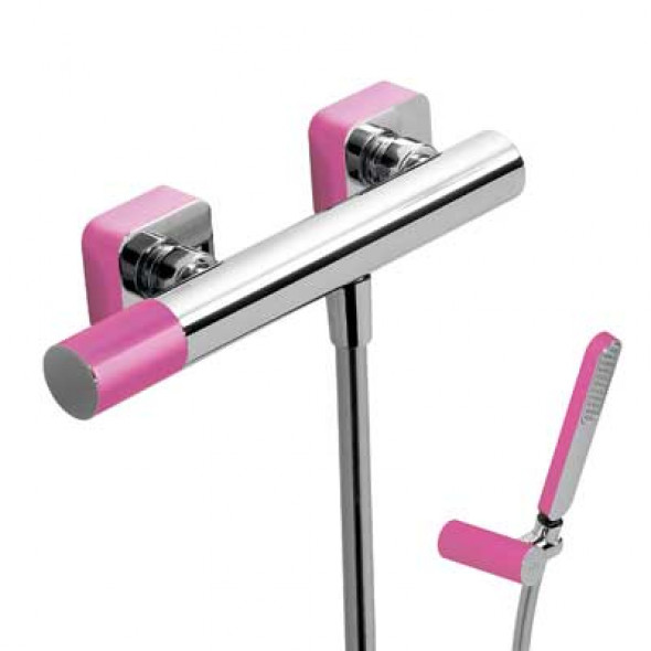 Zestaw natryskowy Tres Loft colors fuksja 20016701FU