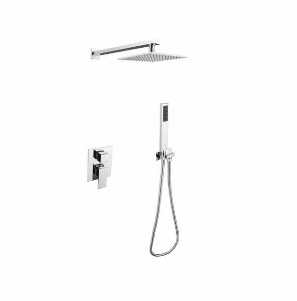 Zestaw prysznicowy podtynkowy Besco Modern/Varium II chrom BP-MVII-CH