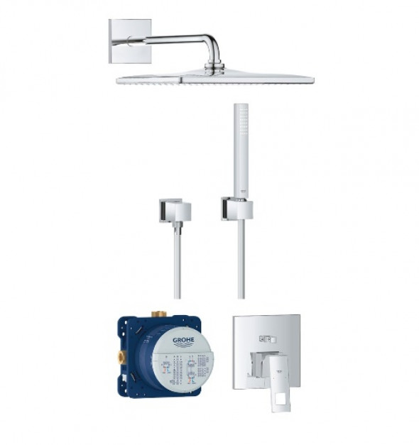 Zestaw prysznicowy podtynkowy GROHE EuroCube 25238000 (24062000 + 35600000 + 26564000 + 27702000 + 27704000 )  .