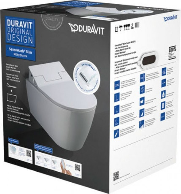 Zestaw SensoWash Slim / ME by Starck WC wiszące Duravit 631000002004300