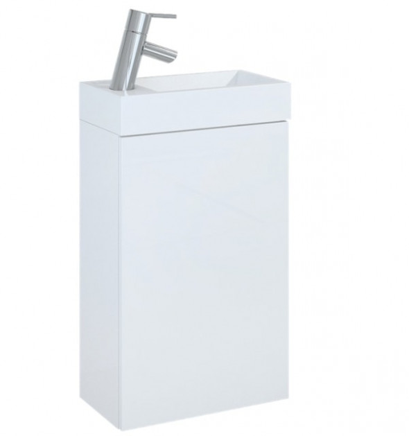 Zestaw szafka pod umywalkę + umywalka Elita Young Basic 40cm 1D 163068 white