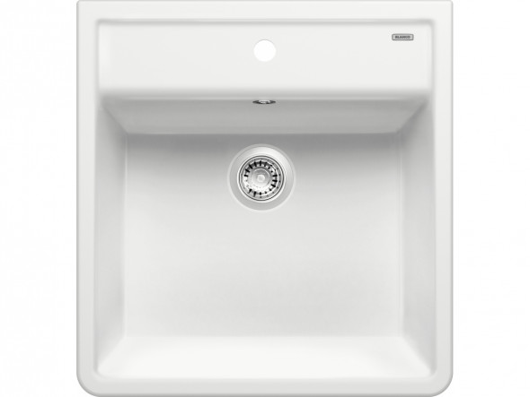 Zlewozmywak ceramiczny Blanco Panor 60 60x63cm Ceramika Biały połysk z jednym otworem 514486