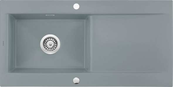 Zlewozmywak ceramiczny Deante Sabor szary mat 1 z ociekaczem 1015x510x210cm ZCB_3113