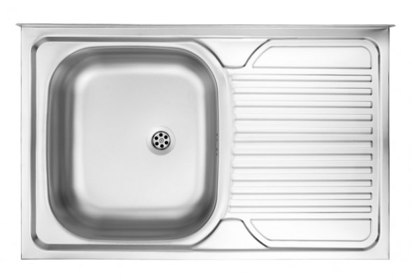 Zlewozmywak Deante Tango 1-komorowy z ociekaczem stal dekor ZM5311P