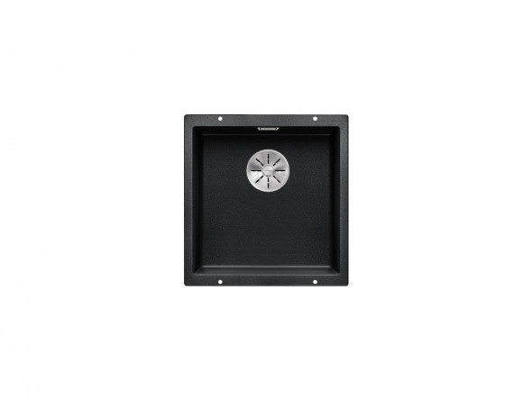 Zlewozmywak granitowy Blanco Subline 400-U Silgranit PuraDur 43x46cm Antracyt, InFino 523422