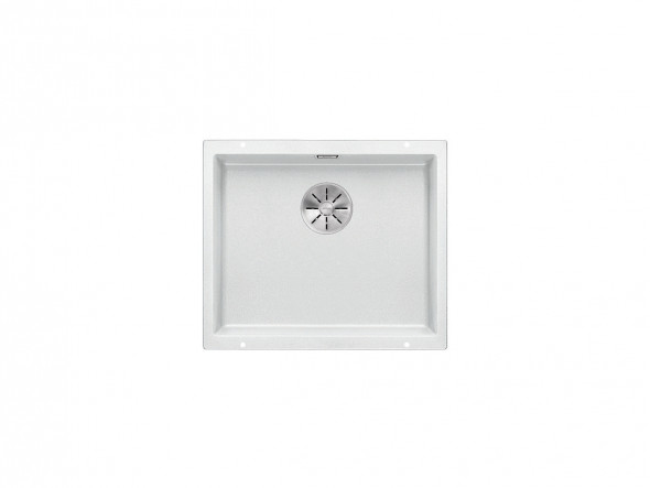 Zlewozmywak granitowy Blanco Subline 500-U Silgranit PuraDur 53x46cm Biały, InFino 523436